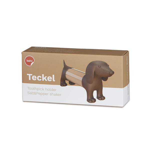 Balvi Balvi - Palillero Salero Y Pimentero Teckel Marrón