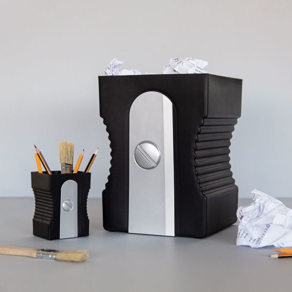 Balvi Papelera Sharpener Negro-27409