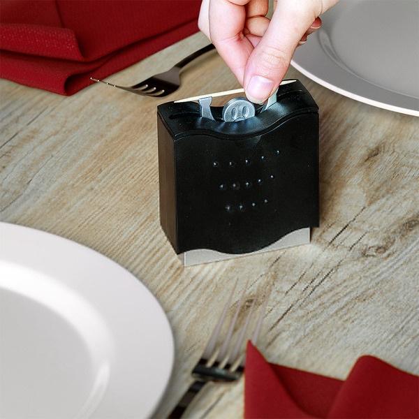 Balvi Balvi - Pick A Boo Palillero Dispensador De Palillos. Mediante Un Mecanismo Los Palillos Aparecen Má