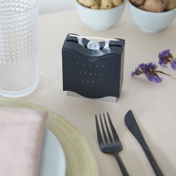 Balvi Balvi - Pick A Boo Palillero Dispensador De Palillos. Mediante Un Mecanismo Los Palillos Aparecen Má