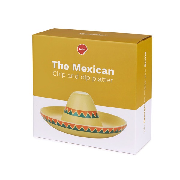 Balvi Plato Para Nachos The Mexican Amarillo-27638
