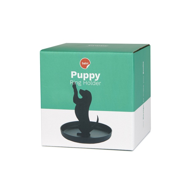 Balvi Porta Anillos Puppy Negro-27911