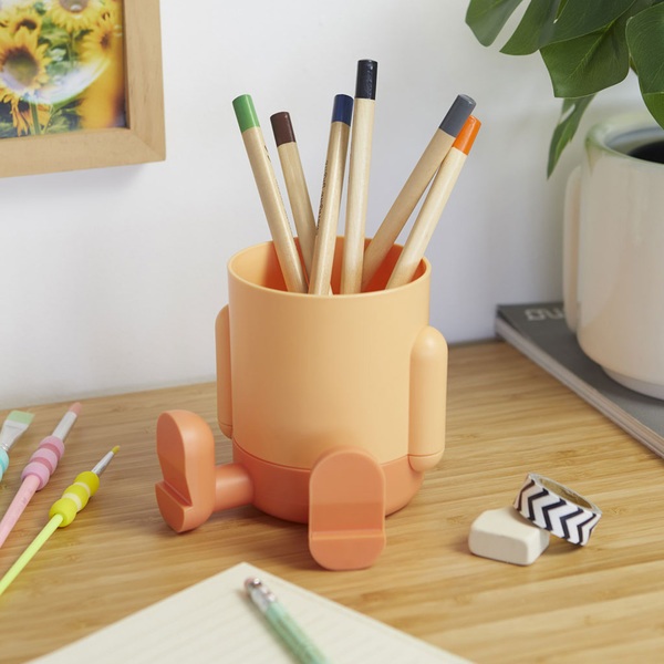 Balvi Portalápices Mr.Sitty Naranja-27749