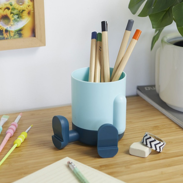 Balvi Portalápices Mr.Sitty Turquesa/azul-27748