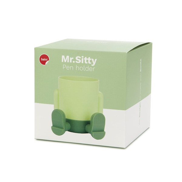 Balvi Portalápices Mr.Sitty Verde-27747