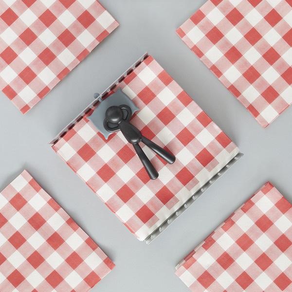 Balvi Servilletero Nap Plateado/negro-27473