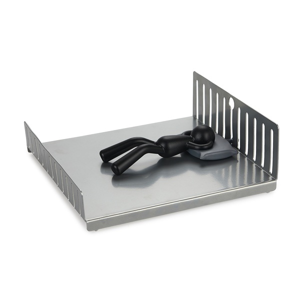 Balvi Servilletero Nap Plateado/negro-27473