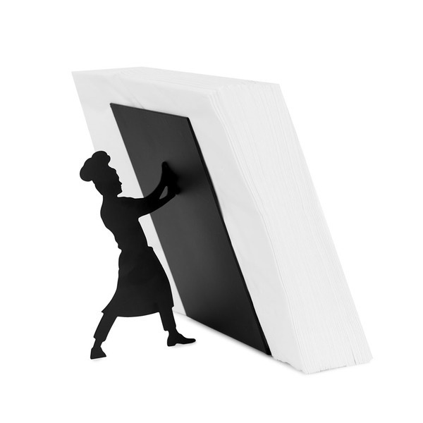 Balvi Servilletero Too Many Napkins Negro-27763