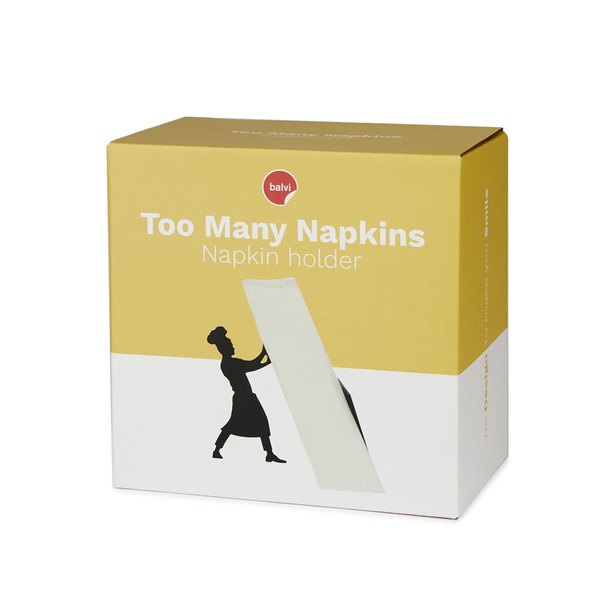 Balvi Servilletero Too Many Napkins Negro-27763