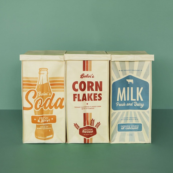 Balvi Set Bolsas Reciclaje Retro X3-27670