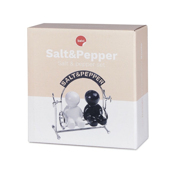 Balvi Balvi - Set Sal & Pimienta Salt&Pepper Metal/cerámica