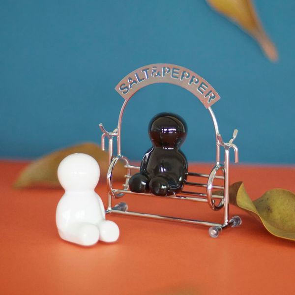 Balvi Balvi - Set Sal & Pimienta Salt&Pepper Metal/cerámica