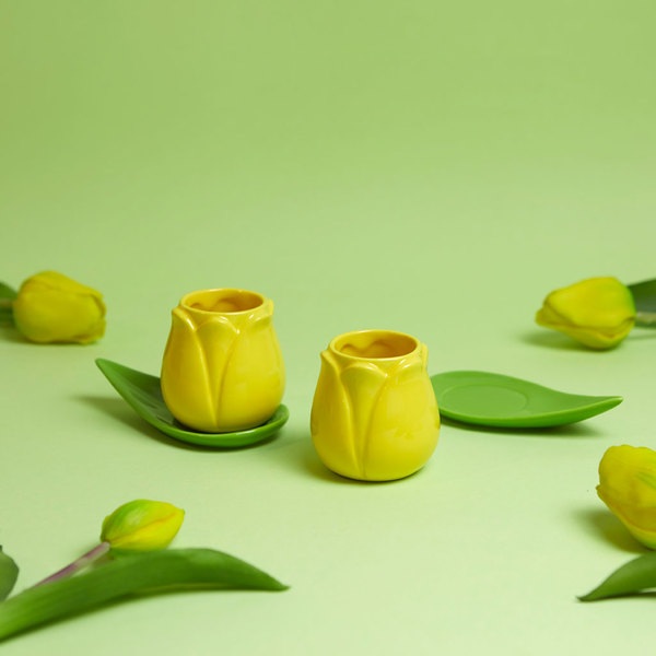 Balvi Set Tazas Café Tulip Amarillo-27861
