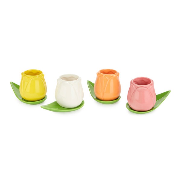Balvi Set Tazas Café Tulip Colores Surt.-27864