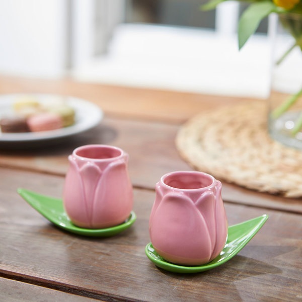 Balvi Set Tazas Café Tulip Rosa-27863