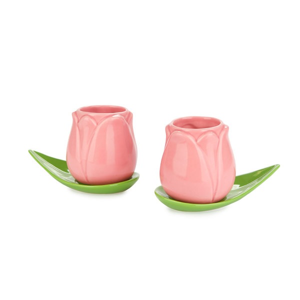 Balvi Set tazas café Tulip rosa-27863