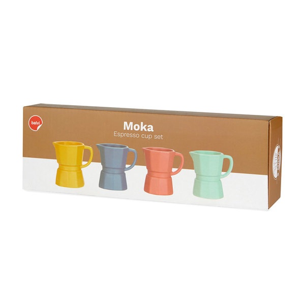Balvi Set Tazas Espresso Moka Colores-27676