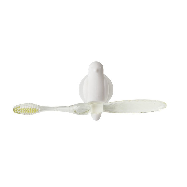 Balvi Soporte Cepillo Dental Birdie Blanco-27192