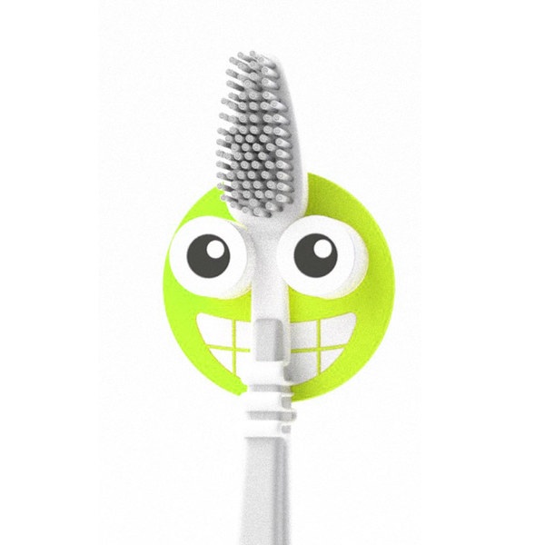 Balvi Soporte cepillo dental Emoji verde-26348