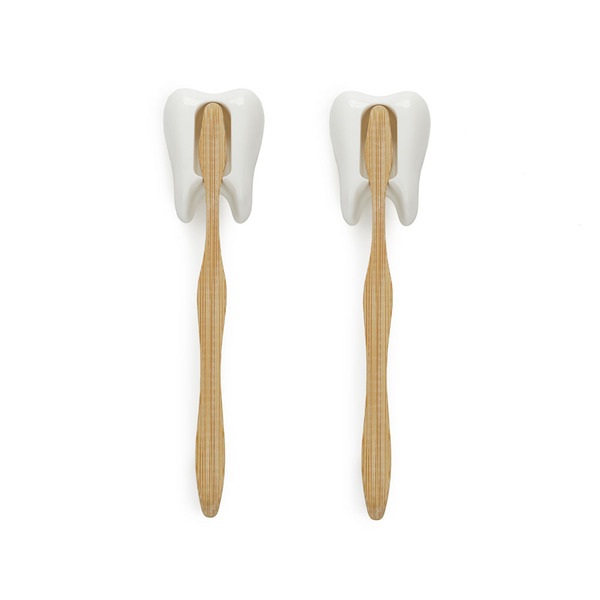 Balvi Soporte Cepillo Dental Toothy Blanco-27486