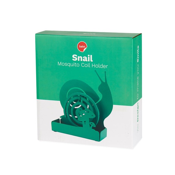 Balvi Soporte Espiral Mosquitos Snail Verde-27905