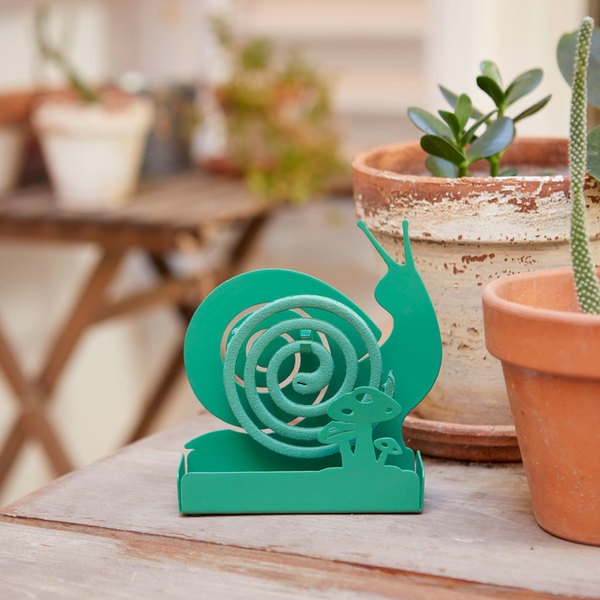 Balvi Soporte Espiral Mosquitos Snail Verde-27905