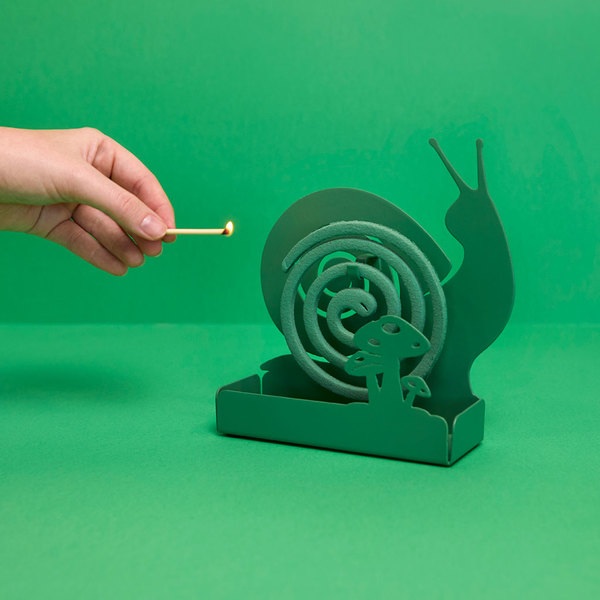 Balvi Soporte Espiral Mosquitos Snail Verde-27905