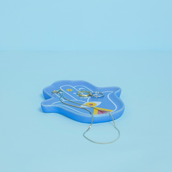 Balvi Soporte Incienso Lucky Hand Azul-27925