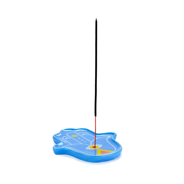 Balvi Soporte incienso Lucky Hand azul-27925