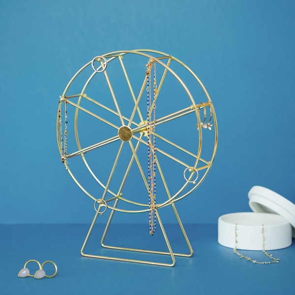 Balvi Soporte Joyas Golden Wheel Dorado-27682
