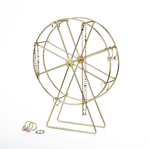 Balvi Soporte joyas Golden Wheel dorado-27682