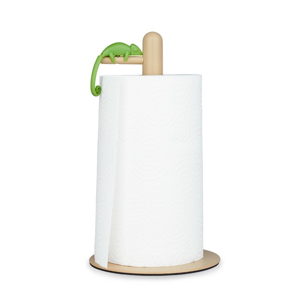 Balvi Soporte papel cocina Chamy beige/verde-27741