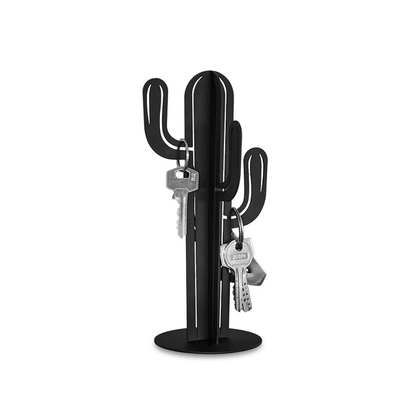 Balvi Soporte para llaves Cactus negro-27618