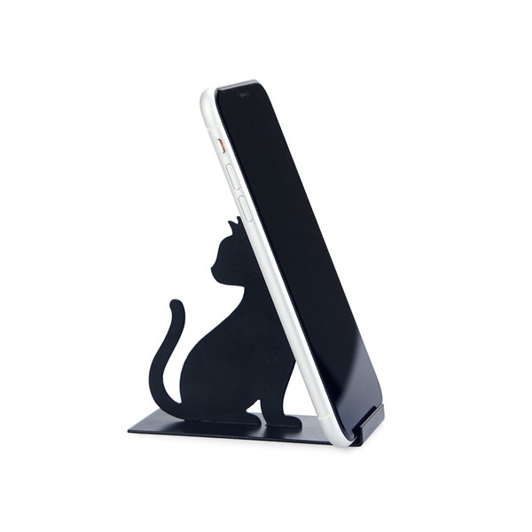 Balvi Soporte smartphone Feline negro-27698