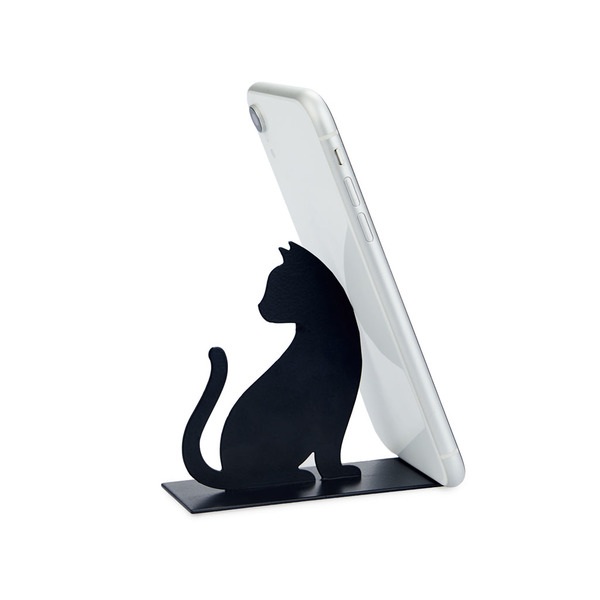 Balvi Soporte Smartphone Feline Negro-27698