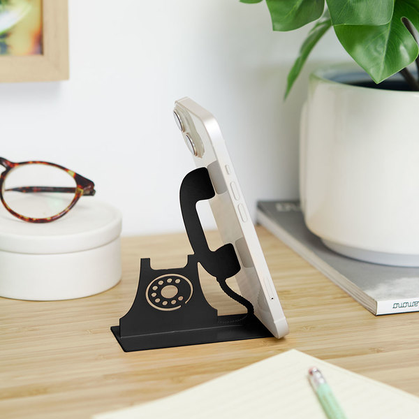 Balvi Soporte Smartphone Riiing Negro-27697