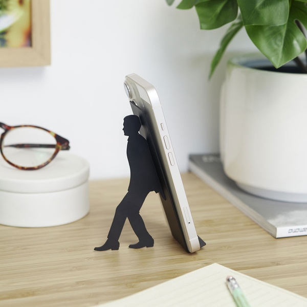 Balvi Soporte Smartphone Too Many Apps Negro-27695