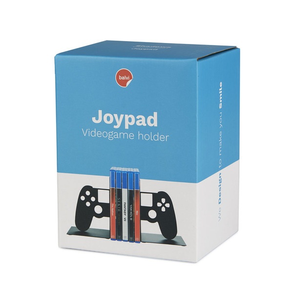 Balvi Soporte Videojuegos Joypad Negro-27566