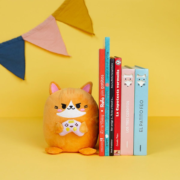 Balvi Sujetalibros Kawaii Gamer Naranja-27985