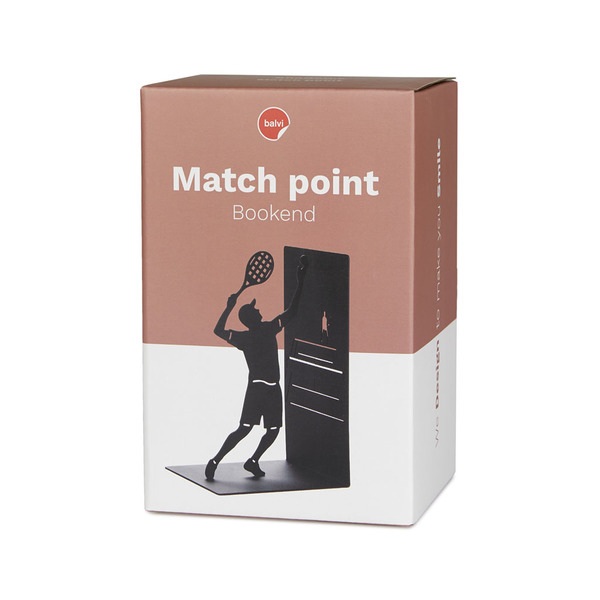 Balvi Sujetalibros Match Point Negro-27623