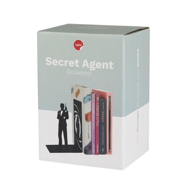 Balvi Sujetalibros Secret Agent Negro-27035