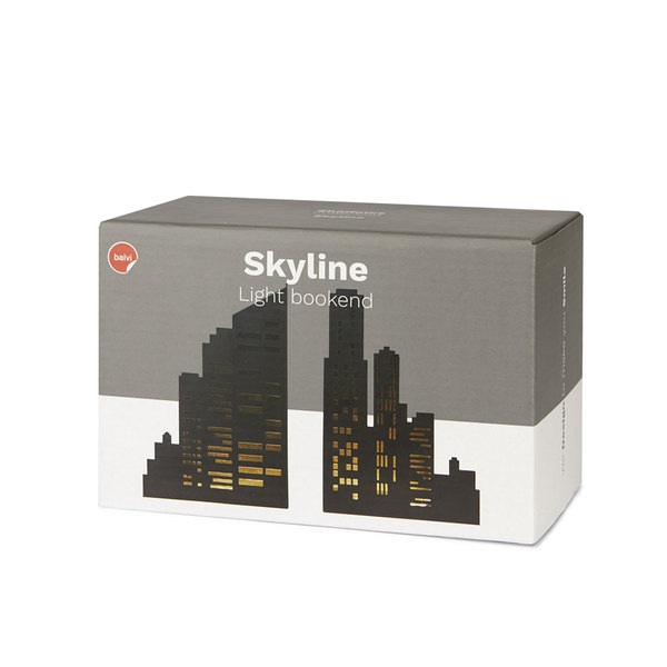 Balvi Sujetalibros Skyline Negro-27751