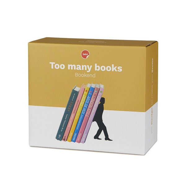Balvi Sujetalibros Too Many Books Negro-27568