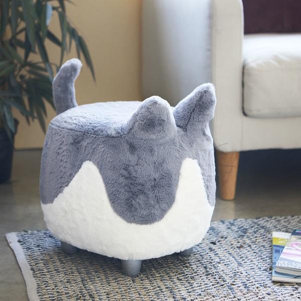 Balvi Taburete Le Minou Gris/blanco-27487