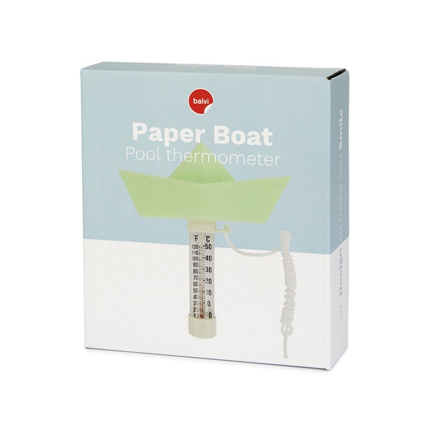 Balvi Termómetro Piscina Paper Boat Turquesa-27754