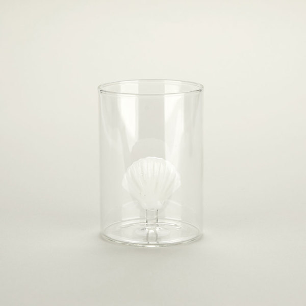 Balvi Vaso Atlantis Shell Blanco-27844