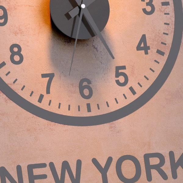Balvi Balvi - World Clock Reloj De Pared. Incluye Tres Relojes Y Tres Vinilos. London-Paris-New York. Funci