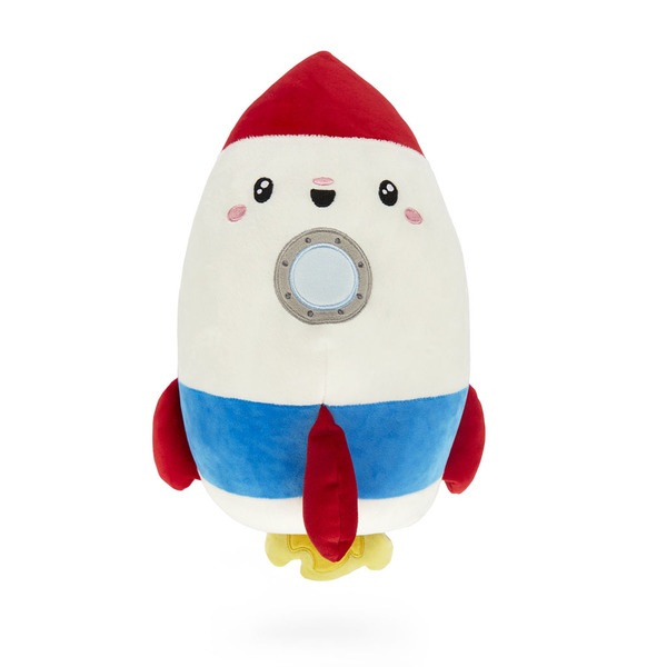 Balvi Cojín Infantil Fluffy Rocket Blanco/rojo-27782