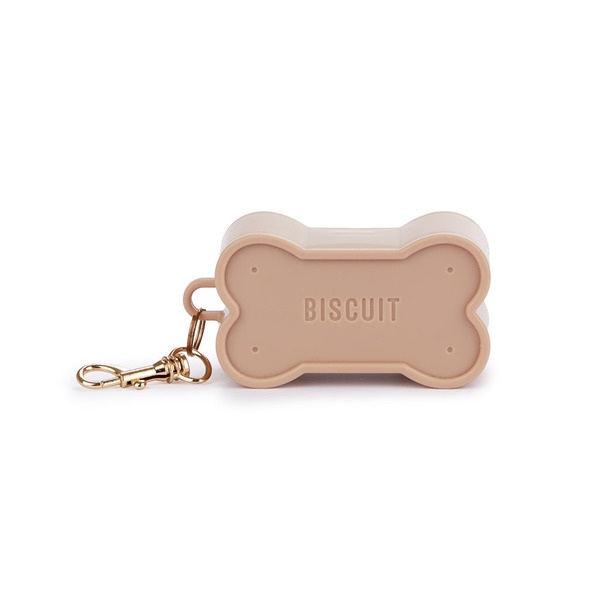 Balvi Dispensador bolsas perro Biscuit marrón-27729