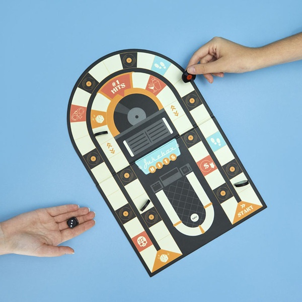 Balvi Juego De Mesa Jukebox Hits Madera/cartón-27792